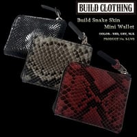 Build Snake Skin Mini Wallet