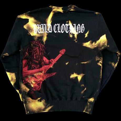 LOUDNESS × BUILD CLOTHING W-Name Tie Dye Sweat Crew