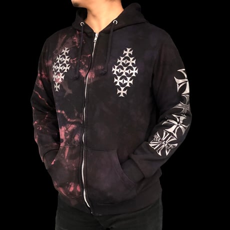 Build Tie Dye Zip Hoodie