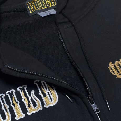 LOUDNESS × BUILD CLOTHING W-Name Python Zip Hoodie