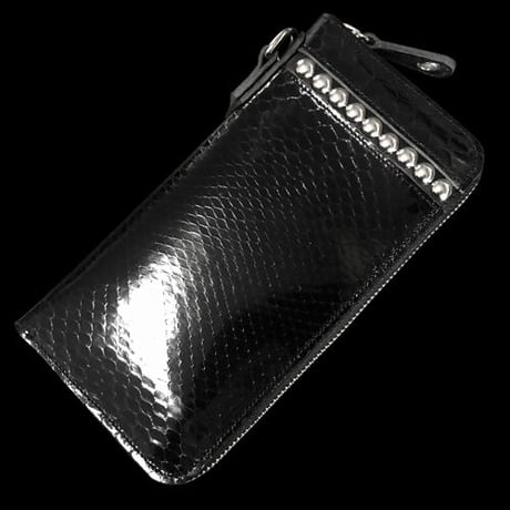 Build Snake Skin Long Wallet（BLK/SILVER Ver.）