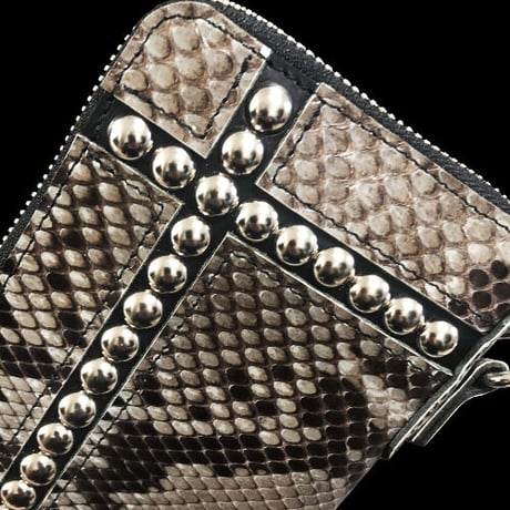 Build Snake Skin Long Wallet（GRY Ver.）