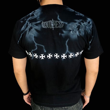 Build Clothing x Loudness W-Name HN SS-T (Tie Dye) (BLK/BLK 刺繍)