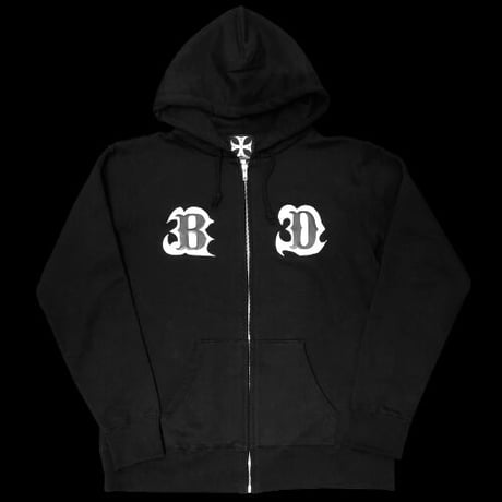 Build Embroidery Zip Hoodie