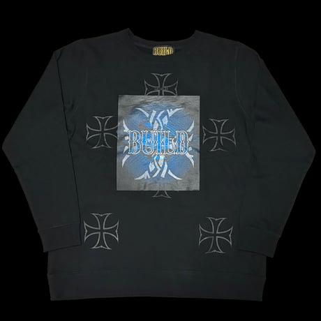 Build Cross LS Sweat (ステッカー付き)