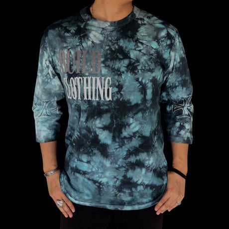 Build Tie Dye 七分袖-T
