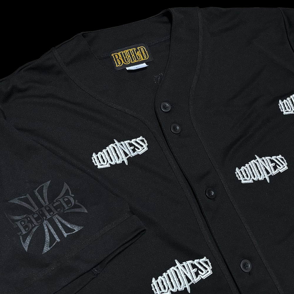 LOUDNESS ワークシャツ（Lサイズ）　2016年 LOUDNESS × BUILD CLOTHING W-Name Baseball SS-T（