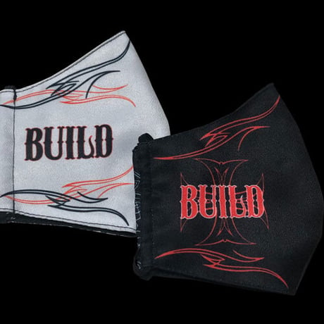 AKIRA TAKASAKI (LOUDNESS) x BUILD CLOTHING W-Name Face Mask