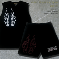 BUILD FLARE PATTERN SET UP  / BLK-RED
