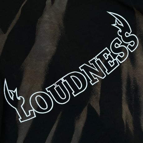 LOUDNESS × BUILD CLOTHING W-Name Thunder Tie Dye Zip Hoodie