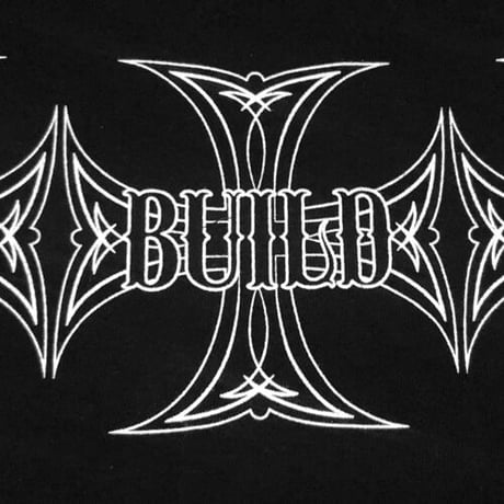 LOUDNESS x BUILD CLOTHING W-Name Rising Sun SS-T（BLK）