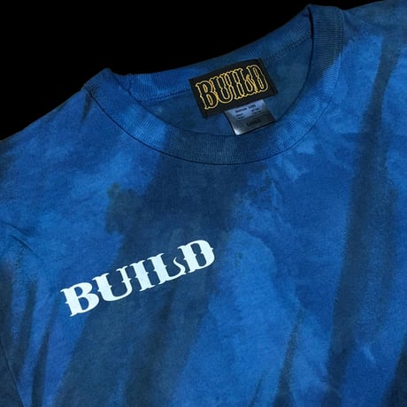 Build Thunder Tie Dye SS-T（BLUE/BLK）