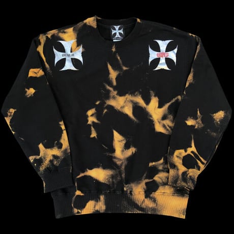 LOUDNESS × BUILD CLOTHING W-Name Tie Dye Sweat Crew