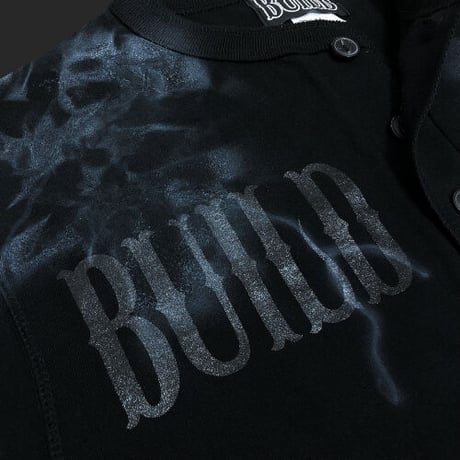 Build Clothing x Loudness W-Name HN SS-T (Tie Dye) (BLK/WHT 刺繍)