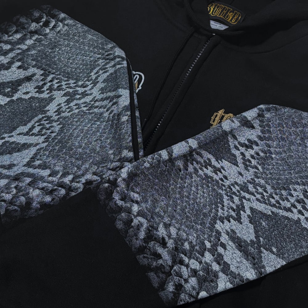 LOUDNESS × BUILD CLOTHING W-Name Python Zip Hoo