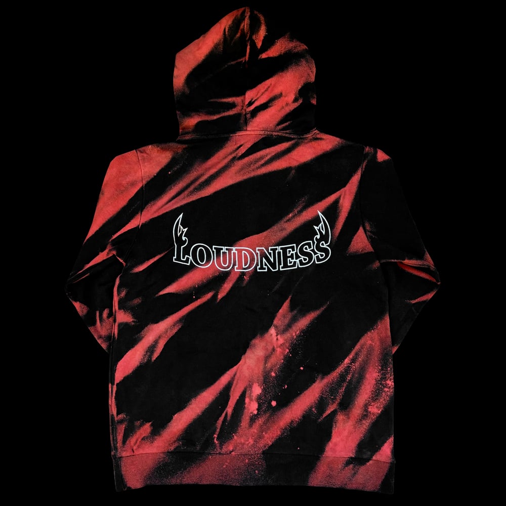LOUDNESS × BUILD CLOTHING W-Name Thunder Tie Dy