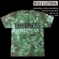 LOUDNESS x BUILD CLOTHING W-Name Tie Dye SS-T