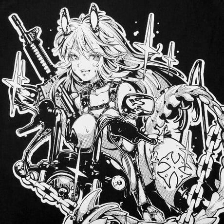 彫紅 x BUILD CLOTHING W-Name SS-T (B)