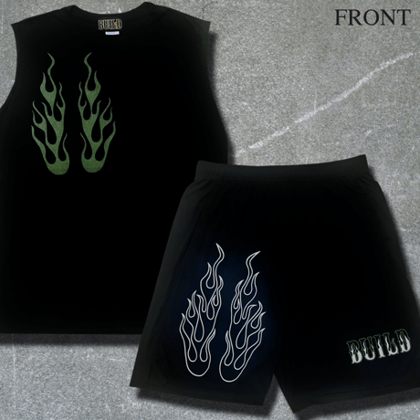 BUILD FLARE PATTERN SET UP / BLK-GRN