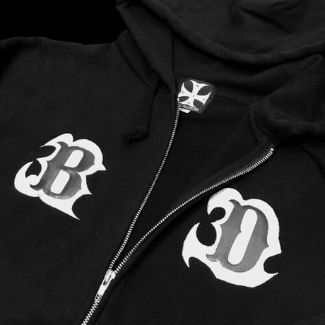 Build Embroidery Zip Hoodie