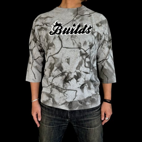 Build Tie Dye 3/4 Sleeves Football-T