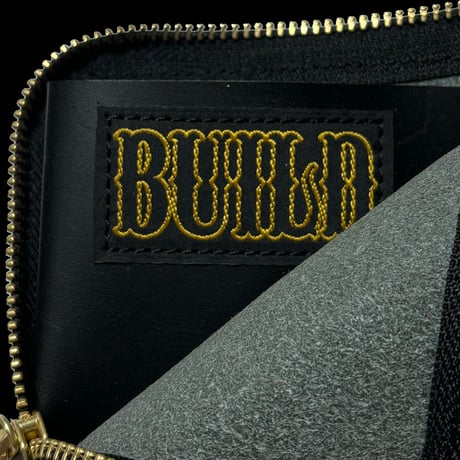Build Snake Skin Mini Wallet BLK/GOLD