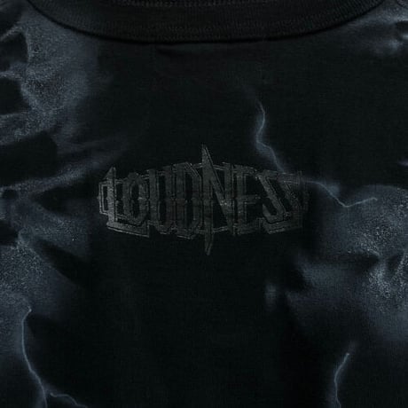 Build Clothing x Loudness W-Name HN SS-T (Tie Dye) (BLK/BLK 刺繍)