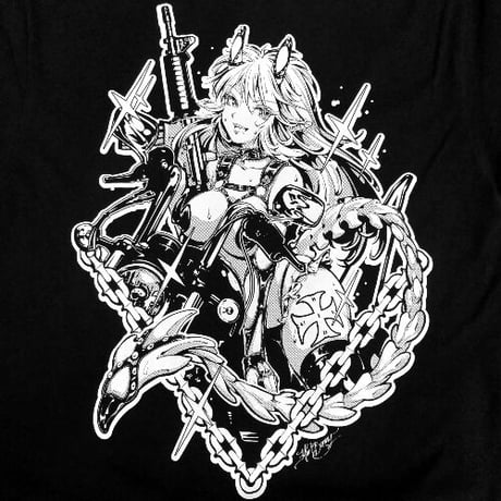 彫紅 x BUILD CLOTHING W-Name SS-T (B)