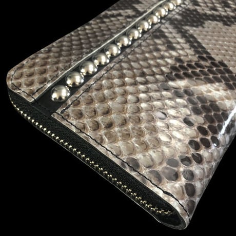 Build Snake Skin Long Wallet（GRY Ver.）