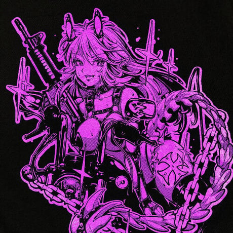 彫紅 x BUILD CLOTHING W-Name SS-T (B)