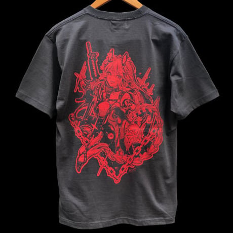 彫紅 x BUILD CLOTHING W-Name SS-T (B)