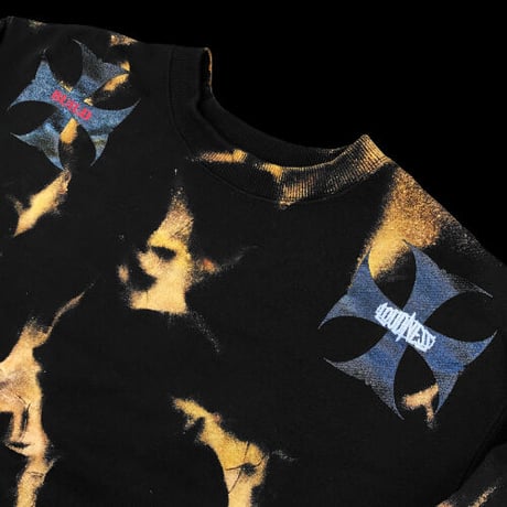 LOUDNESS × BUILD CLOTHING W-Name Tie Dye Sweat Crew