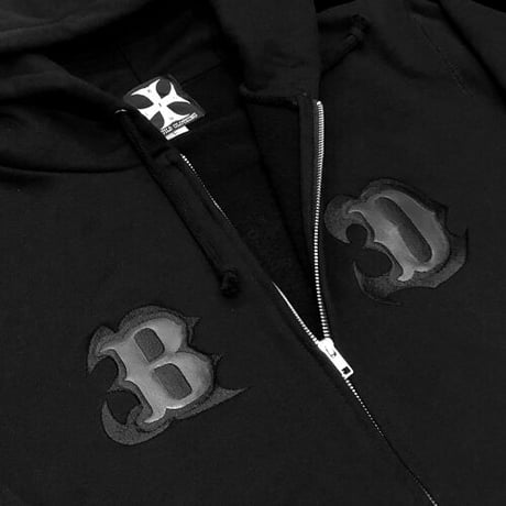 Build Embroidery Zip Hoodie