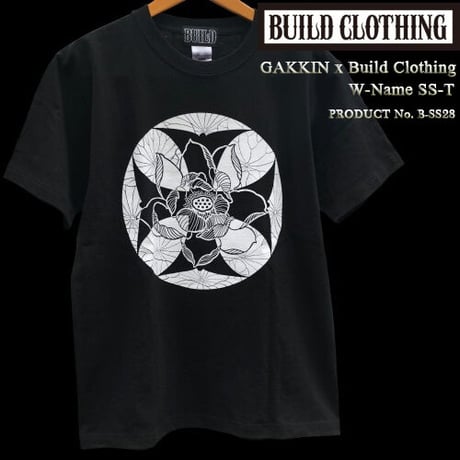 GAKKIN x BUILD CLOTHING W-Name SS-T