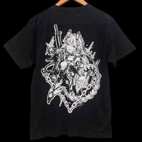 彫紅 x BUILD CLOTHING W-Name SS-T (B)