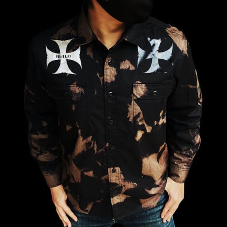 Build Cross LS-Shirt (Tie Dye)