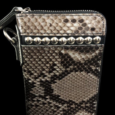 Build Snake Skin Long Wallet（GRY Ver.）