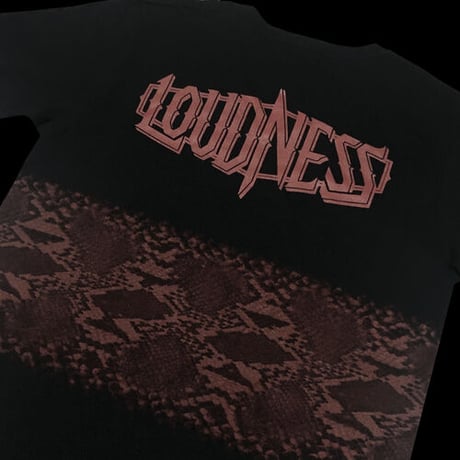 LOUDNESS x BUILD CLOTHING W-Name Phython V-Neck SS-T