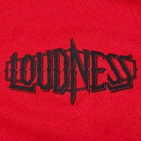 LOUDNESS × BUILD CLOTHING W-Name Baseball SS-T（RED/BLK）