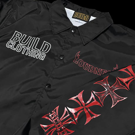 LOUDNESS x BUILD CLOTHING W-Name Coach JKT