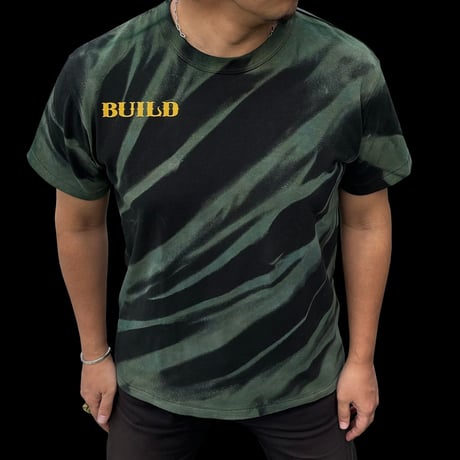 Build Thunder Tie Dye SS-T（BLK/GRN）