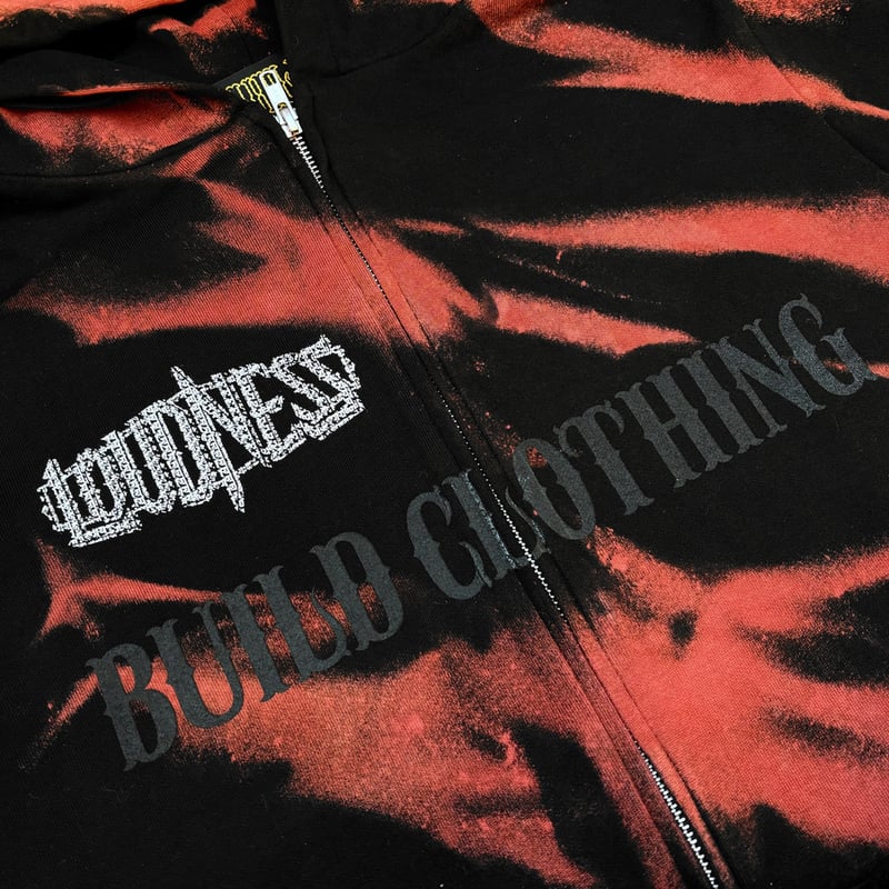 LOUDNESS × BUILD CLOTHING W-Name Thunder Tie Dy