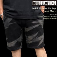 Build Thunder Tie Dye Sweat Shorts