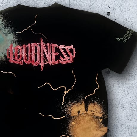 LOUDNESS X BUILD  CLOTHING W-name Symmetry tie dye SS-T (BUILD通販限定カラー)