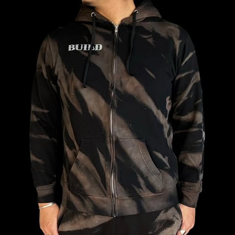 Build Thunder Tie Dye Zip Hoodie