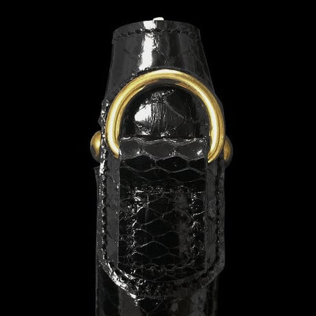 Build Snake Skin Long Wallet（BLK/GOLD Ver.）