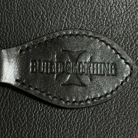 Build Camo Leather Key Ring