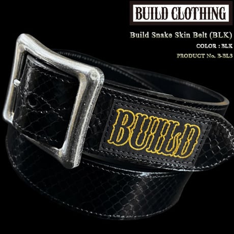 Build Snake Skin Belt (BLK)