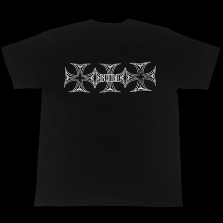 LOUDNESS x BUILD CLOTHING W-Name Rising Sun SS-T（BLK）