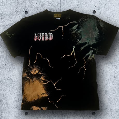LOUDNESS X BUILD  CLOTHING W-name Symmetry tie dye SS-T (BUILD通販限定カラー)